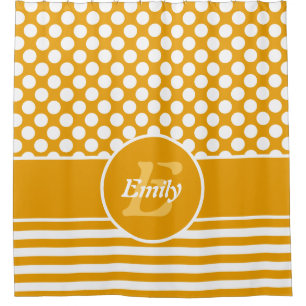Happy Yellow & White Name Geometric Pattern