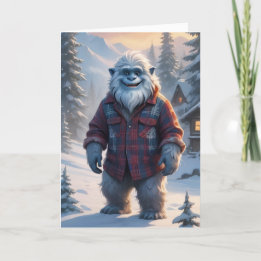 Happy Yeti Holiday Card
