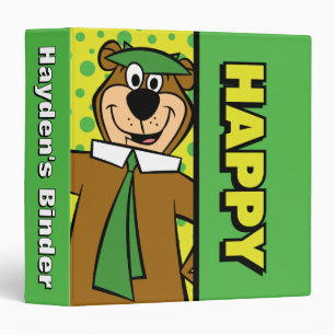 Happy Yogi Bear Binder