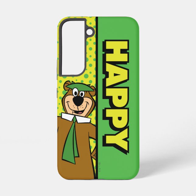 Happy Yogi Bear Samsung Galaxy S22 Case (Back)