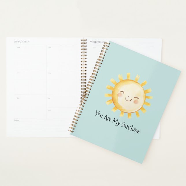 Happy You Are My Sunshine  Planner (Display)