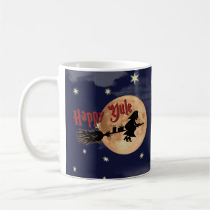 Happy Yule Witch Xmas Mug