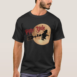 Happy Yule Witch Xmas T-Shirt