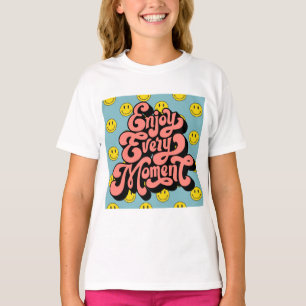 Happycore Smiley Face – Enjoy Every Moment T-Shirt