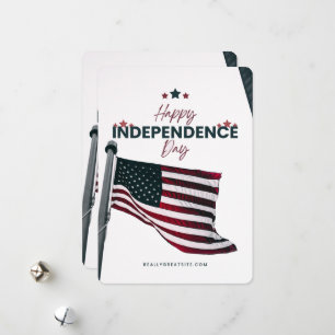 #HappyIndependenceDayFlatHolidayCard Holiday Card