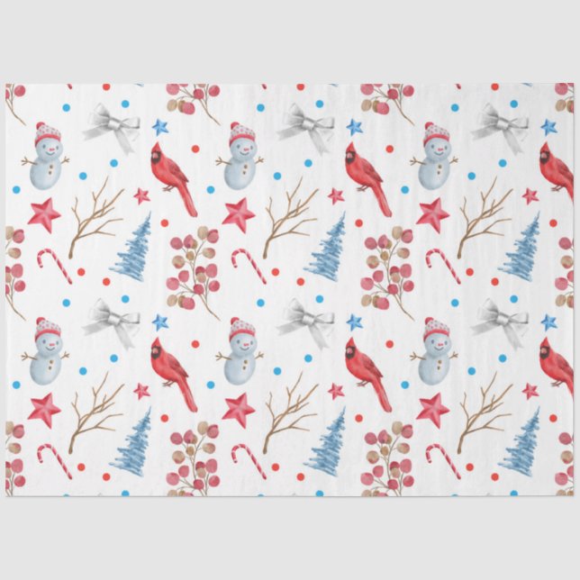 HappyLand Christmas Design 3 Tissue Paper (Front)