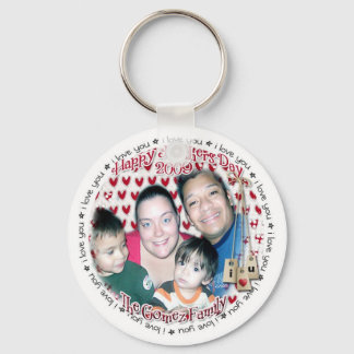 happyMday09 Keychain