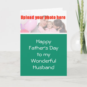 Happy's Day to Husband from Wife add photo Card