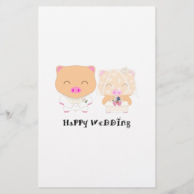 HappyWedding Stationery (Front)
