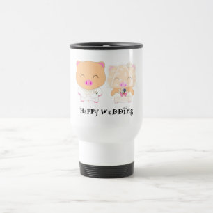 HappyWedding Travel Mug