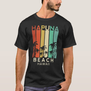 Hapuna Beach Hawaii State Big Island Retro Vintage T-Shirt