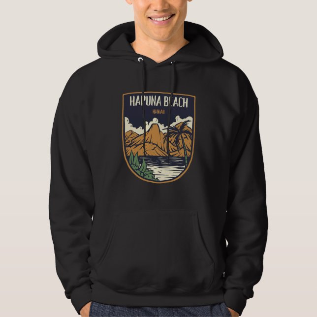 Hapuna Beach Hawaii State Park Hoodie (Front)
