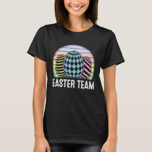 Hapy Easter Team Sunset Bunnies Egg Hunt  School B T-Shirt