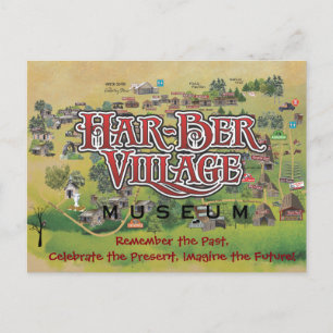 Har-Ber Village post card 15m