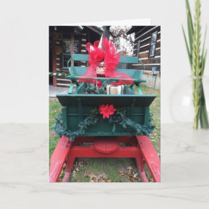 Har-Ber Village sleigh 2014c Greeting Card