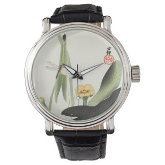 hara koson's Japanese painting watch, Koson Ohara  Watch