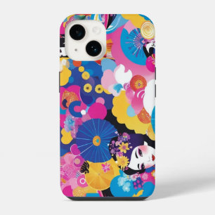Harajuku pattern iPhone 14 case