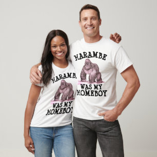 HARAMBE GORILLA ÉTAIT MES T-shirts HOMEBOY