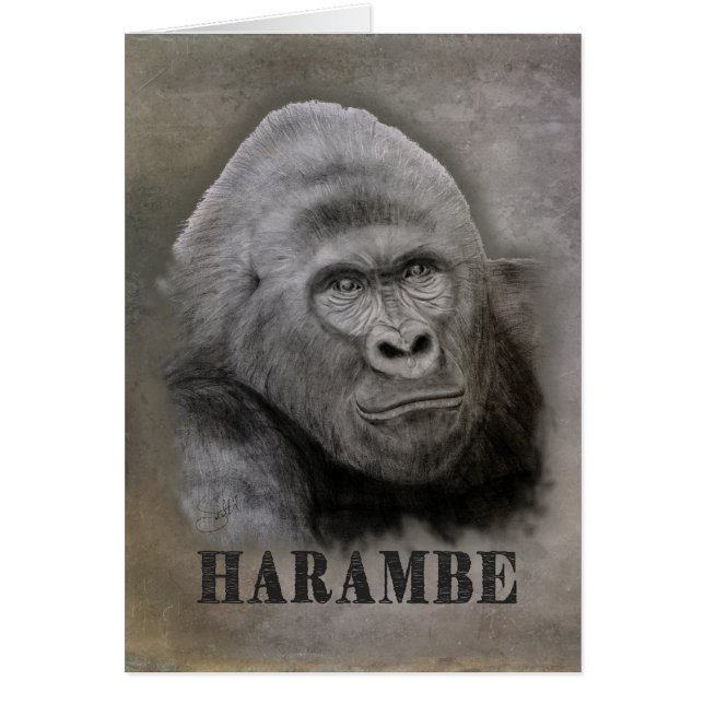 Harambe (Graphite) (Devant)