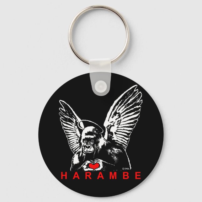 Harambe Keychain (Front)