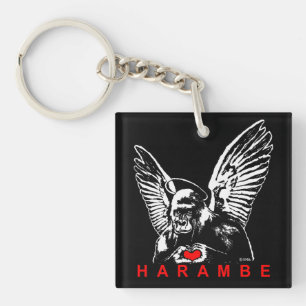 Harambe Keychain