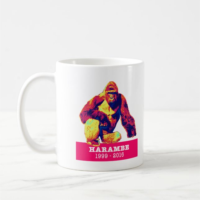 Harambe la Mug de Gorilla (Gauche)