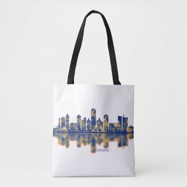 Harare Skyline Tote Bag (Front)