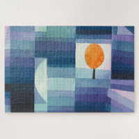 Harbinger of autumn abstract watercolor Paul Klee