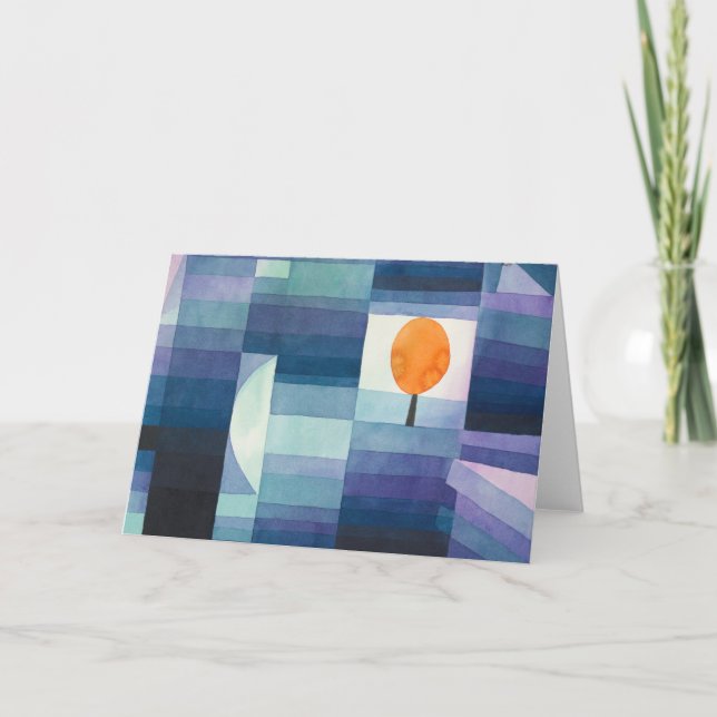 Harbinger of autumn - Paul Klee Card (Front)