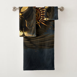 Harbinger of the Golden Gate The Nocturnal Pelican Bath Towel Set