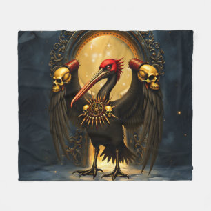 Harbinger of the Golden Gate The Nocturnal Pelican Fleece Blanket