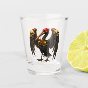 Harbinger of the Golden Gate The Nocturnal Pelican Shot Glass
