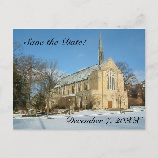 Harbison Chapel Save the Date Postcard (Front)