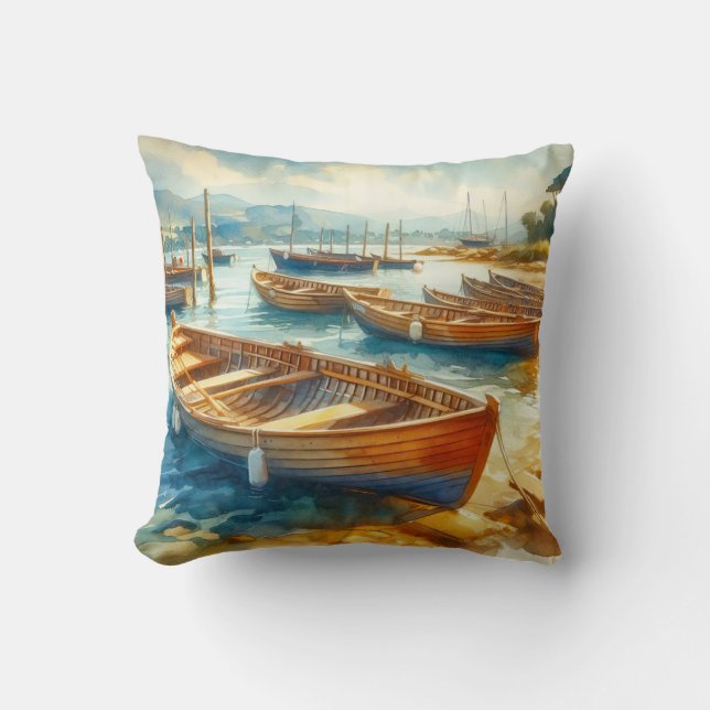 Harbor Throw Pillow (Front)