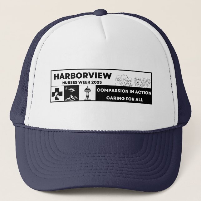 Harborview Nurses Week 2025 Casquette de baseball (Devant)
