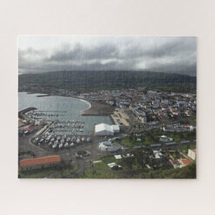 Harbour and coastline of Terceira Azores  Jigsaw Puzzle