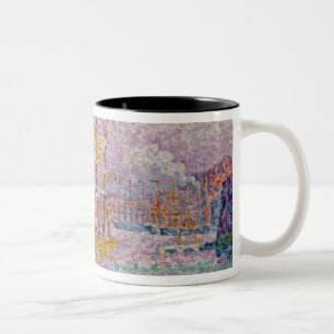 Harbour at Marseilles, c.1906 Two-Tone Coffee Mug