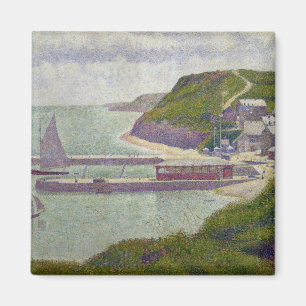 Harbour at Port-en-Bessin at High Tide, 1888 Magnet