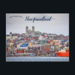 Harbour at St. John's Newfoundland Canada Postcard<br><div class="desc">This postcard features the harbour at St. John's Newfoundland,  Canada.

Enjoy your new Harbour at St. John's Newfoundland Canada Postcard!</div>