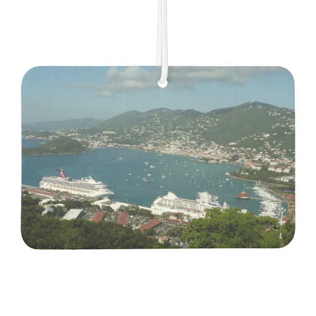 Harbour at St. Thomas US Virgin Islands Air Freshener (Front)