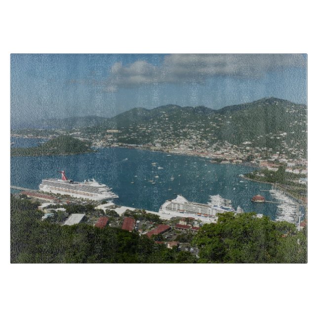 Harbour at St. Thomas US Virgin Islands Cutting Board (Front)
