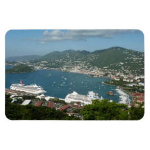Harbour at St. Thomas US Virgin Islands Magnet