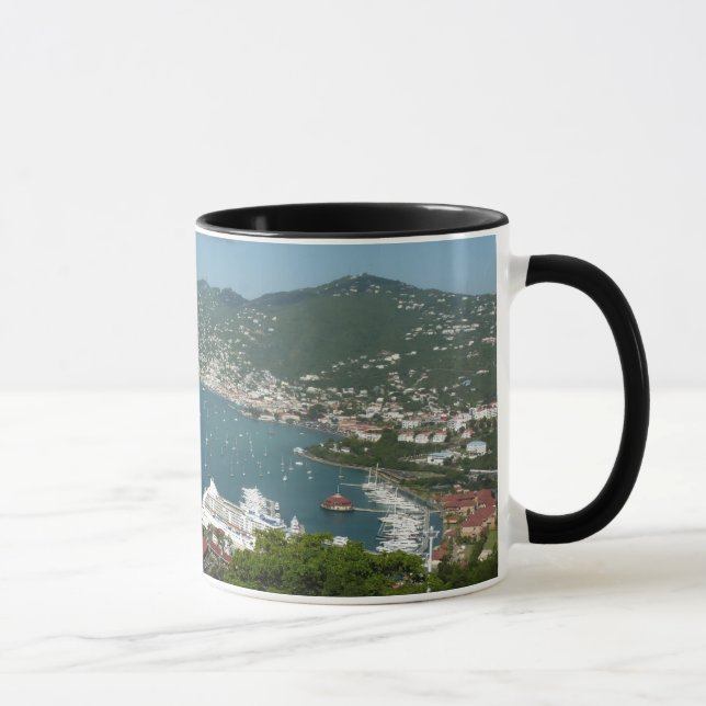 Harbour at St. Thomas US Virgin Islands Mug (Right)