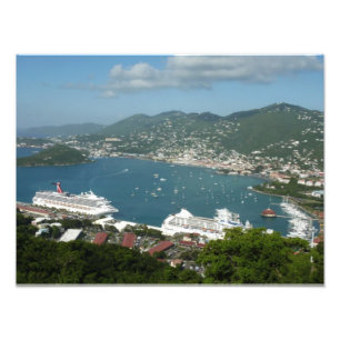 Harbour at St. Thomas US Virgin Islands Photo Print