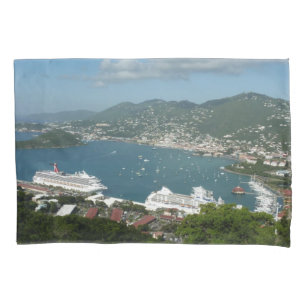 Harbour at St. Thomas US Virgin Islands Pillowcase