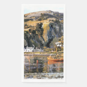 HARBOUR BARMOUTH WALES NAPKIN