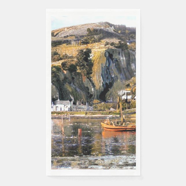 HARBOUR BARMOUTH WALES NAPKIN (Front)