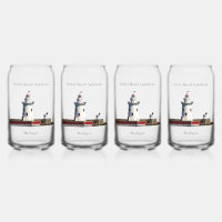 Harbour Beach Lighthouse can glass