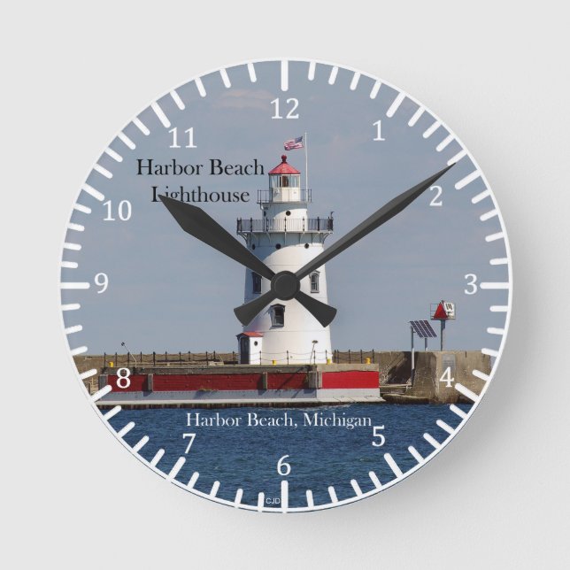 Harbour Beach Lighthouse clock (Front)