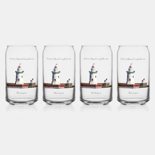 Harbour Beach Lighthouse peut verre